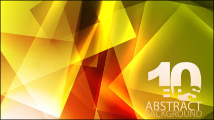 Yellow dynamic background 03 - vector material