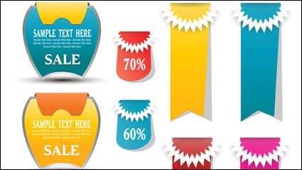 Fashion label 05 - vector material