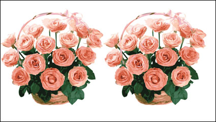 Rose bouquet 05 - vector material
