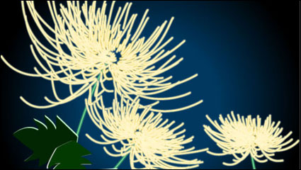 Exquisite chrysanthemum vector material