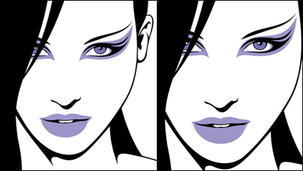 Beautiful silhouette 04 - vector