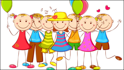 Cartoon student illustrator 02 - vector material