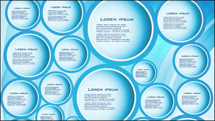 Pierced page template 03 - vector material