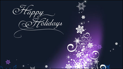 Gorgeous Christmas tree 02 - vector material