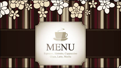 Prime pattern menu cover 04 - vector material