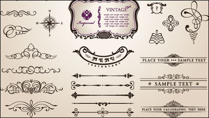 European classic border 06 - vector material