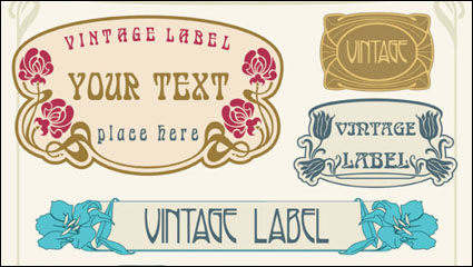 European retro border 02 - vector material