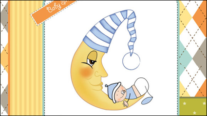 Cute cartoon background 04 - vector material