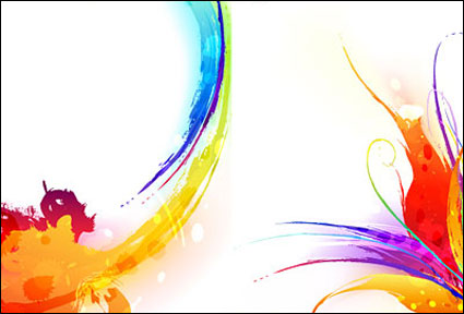 Ink, watercolor pattern-2