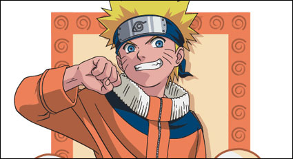 Naruto characters Vector material -1