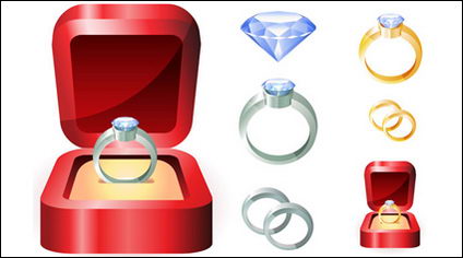 Wedding ring Vector