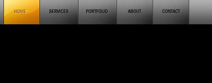 JS Effects Colorful navigation bar