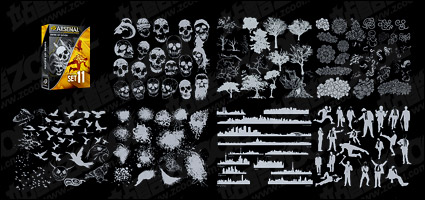 Go Media produced a full set of vector material Set11