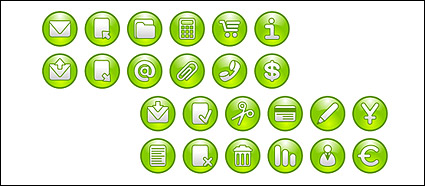 Common green circular logo