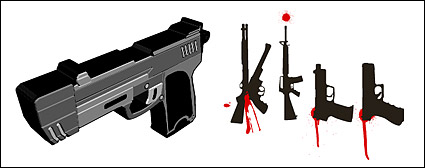 Military-related - guns vector material