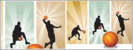 Vector material basketball players in Pictures